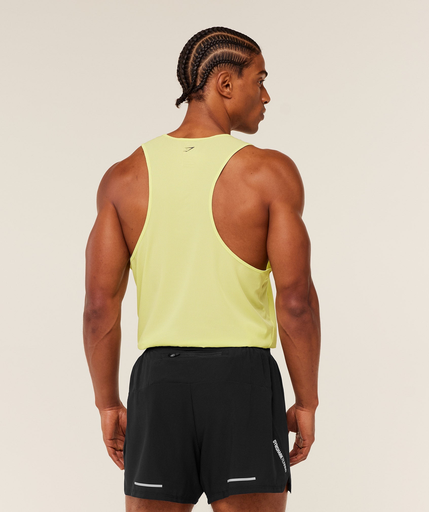 Gymshark Running Tank -  Sorbet Yellow