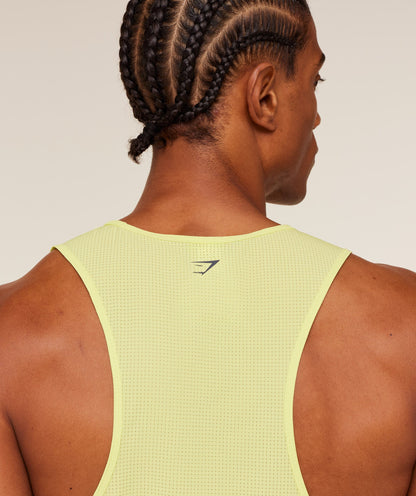 Gymshark Running Tank -  Sorbet Yellow