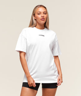 Gymshark Block Oversized T-Shirt - White