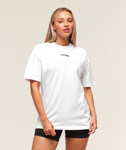 Gymshark Block Oversized T-Shirt - White