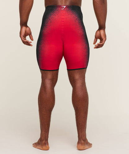Gymshark RT Competition Board Short - GS Athletic Red/GS Black