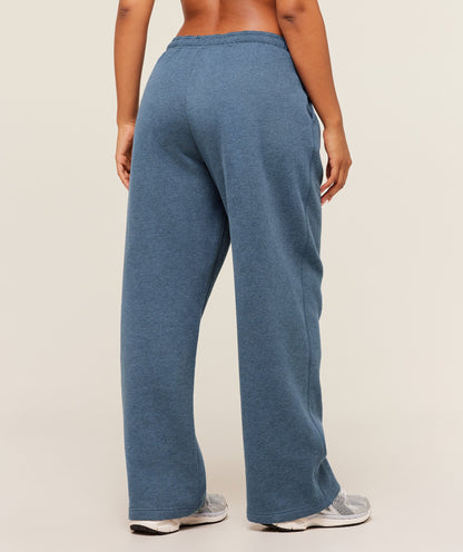 Gymshark Cosy Luxe Straight Leg Regular Joggers -  Compound Blue Marl