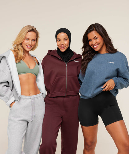 Gymshark Cosy Luxe Sweatshirt - Compound Blue Marl