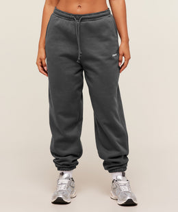 Gymshark Cosy Luxe Cuffed Joggers - Onyx Grey
