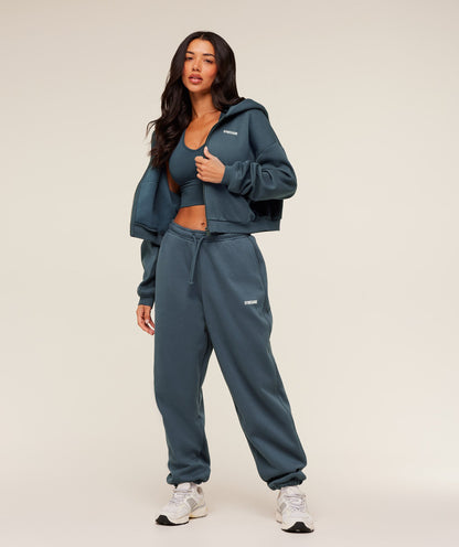 Gymshark Cosy Luxe Cuffed Joggers - GS Stealth Blue
