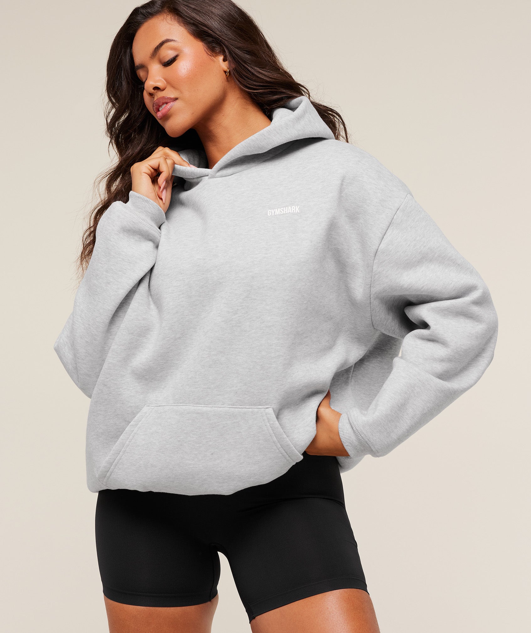 Gymshark Cosy Luxe Hoodie - Soft Grey Marl