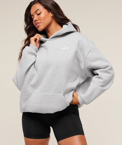 Gymshark Cosy Luxe Hoodie - Soft Grey Marl