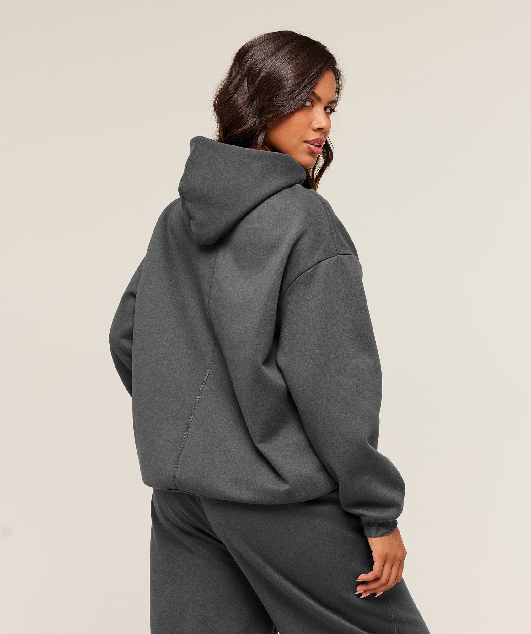 Gymshark Cosy Luxe Hoodie - Onyx Grey