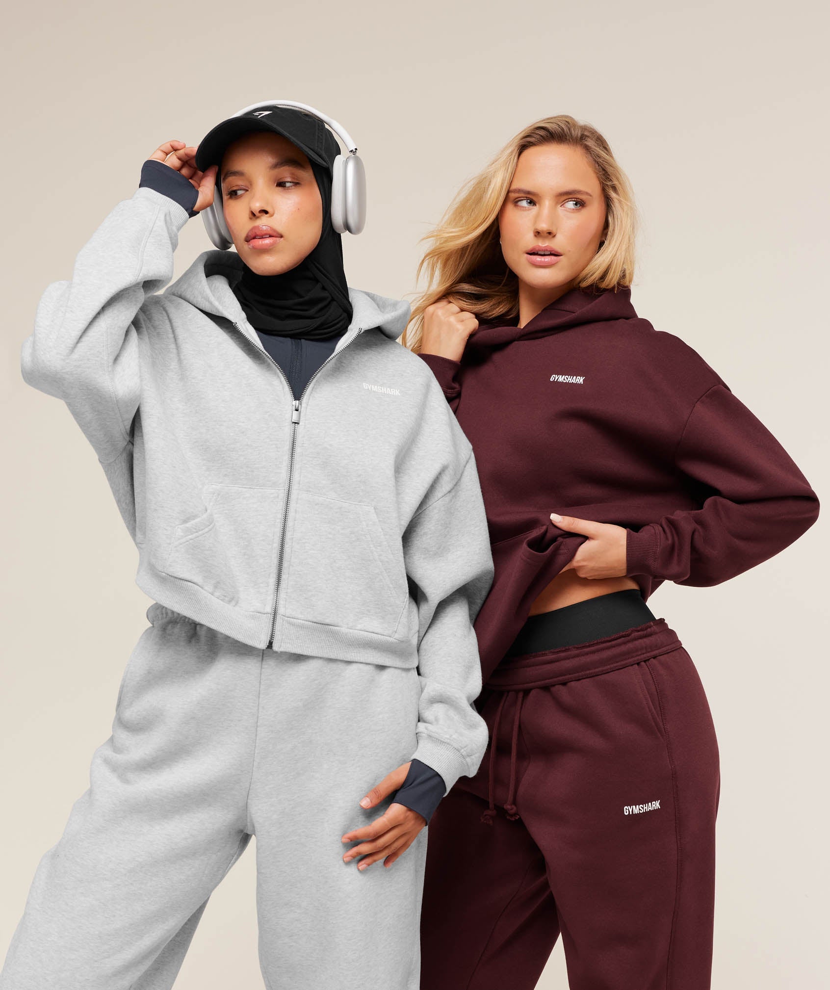 Gymshark Cosy Luxe Hoodie - Rich Maroon