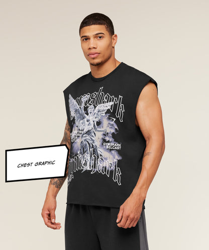 Gymshark x Carlos Belcast Cut off Tee - GS Black