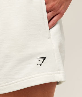 Gymshark Cherry Graphic Short - Soft White