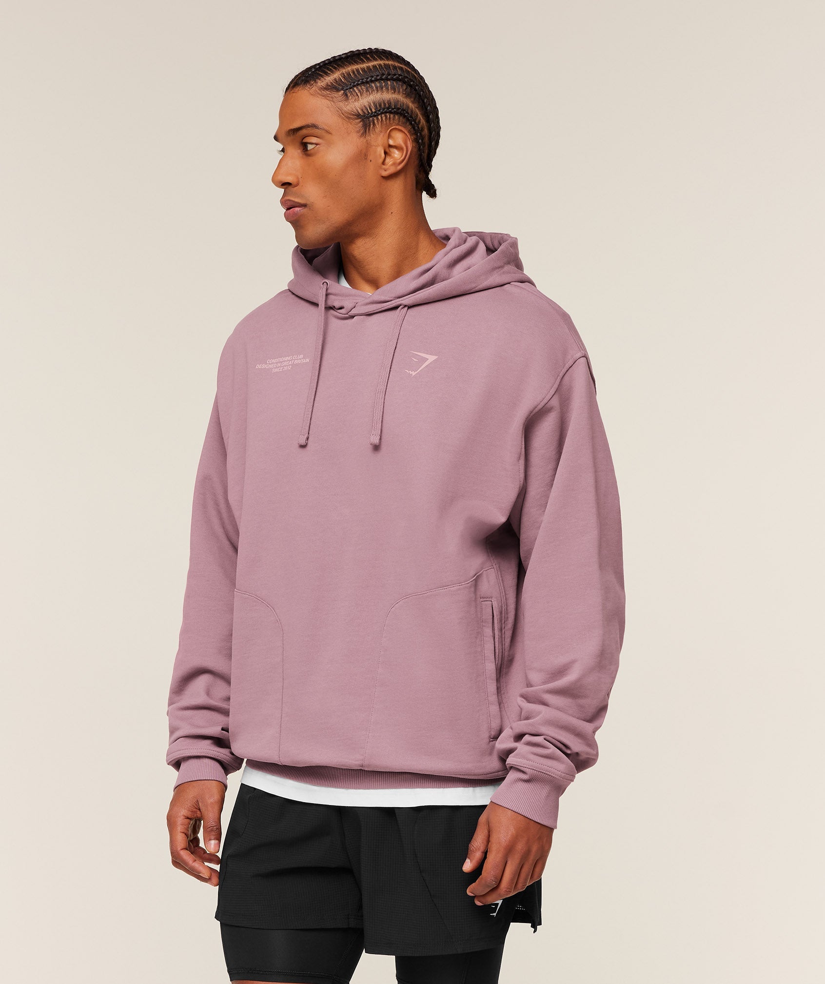Gymshark Conditioning Club Hoodie - GS Calm Pink/GS Light Pink