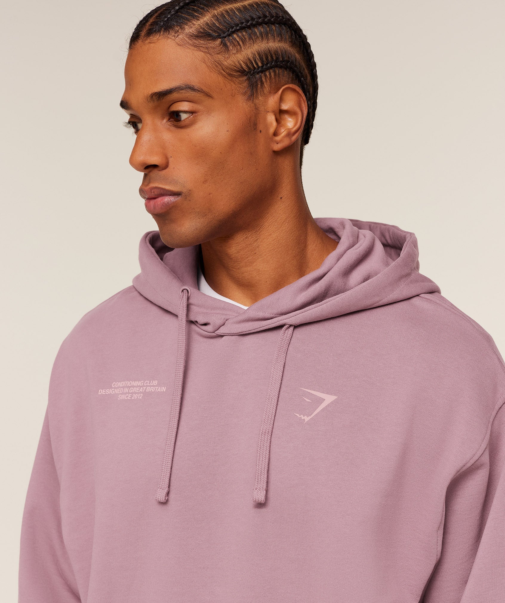 Gymshark Conditioning Club Hoodie - GS Calm Pink/GS Light Pink