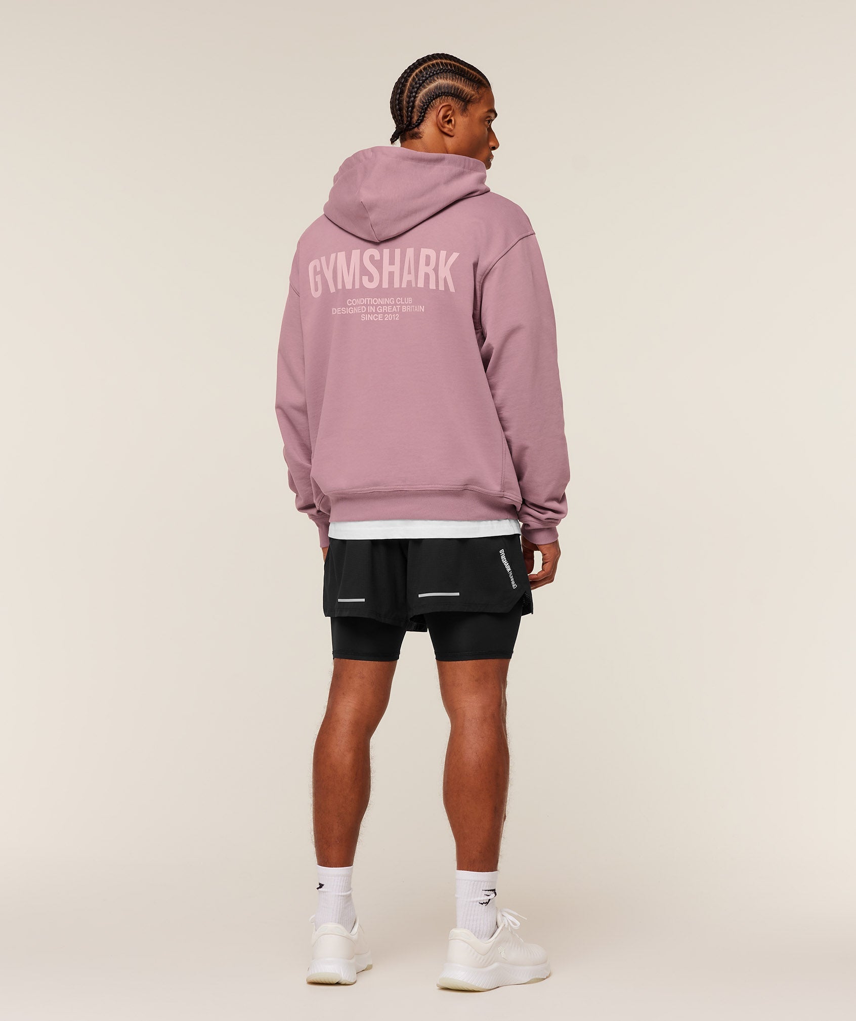 Gymshark Conditioning Club Hoodie - GS Calm Pink/GS Light Pink