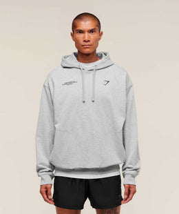 Gymshark Conditioning Club Hoodie - Light Grey Core Marl