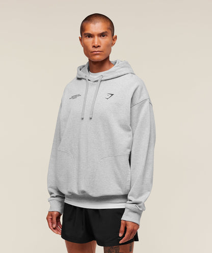 Gymshark Conditioning Club Hoodie - Light Grey Core Marl