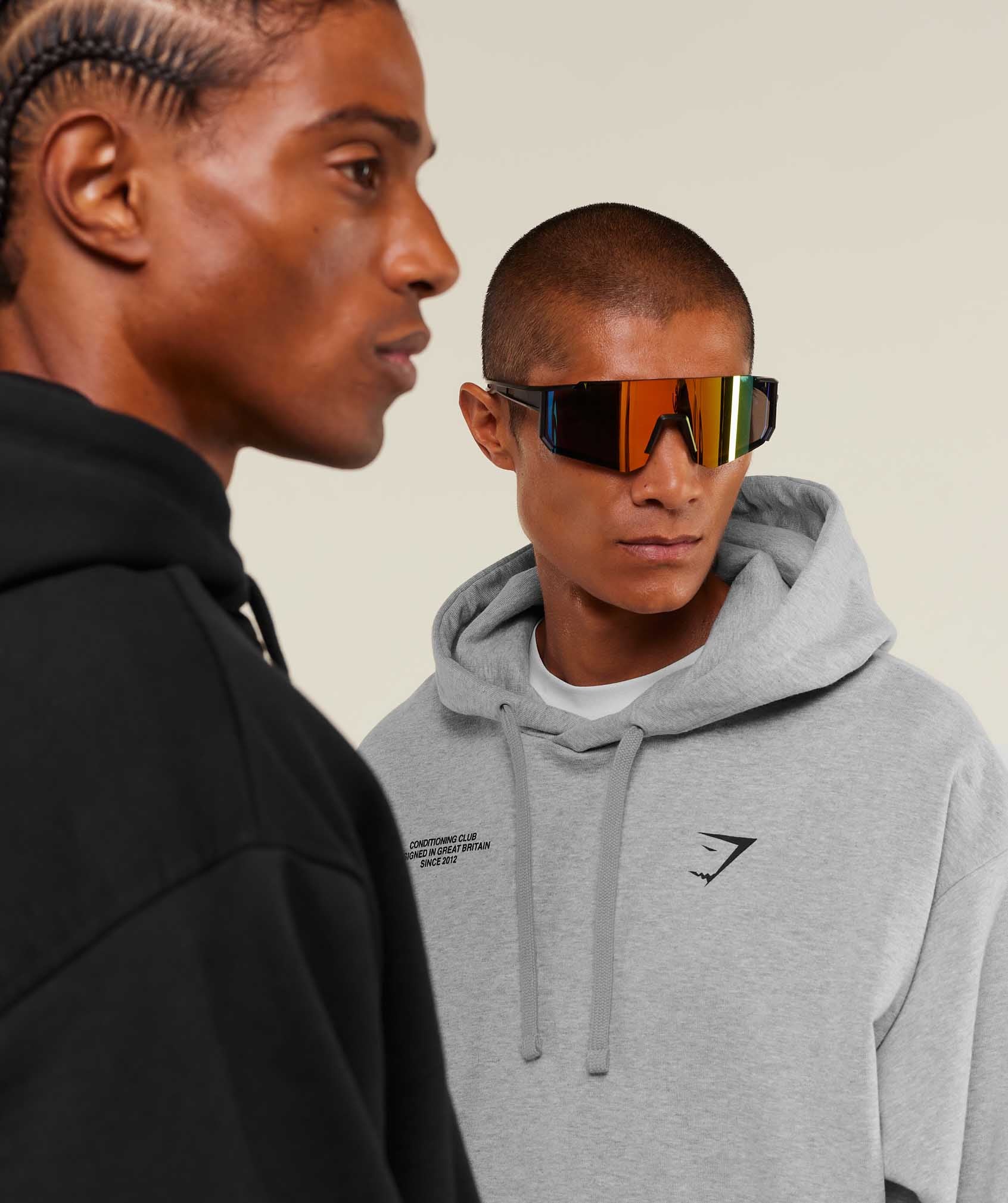 Gymshark Conditioning Club Hoodie - Light Grey Core Marl