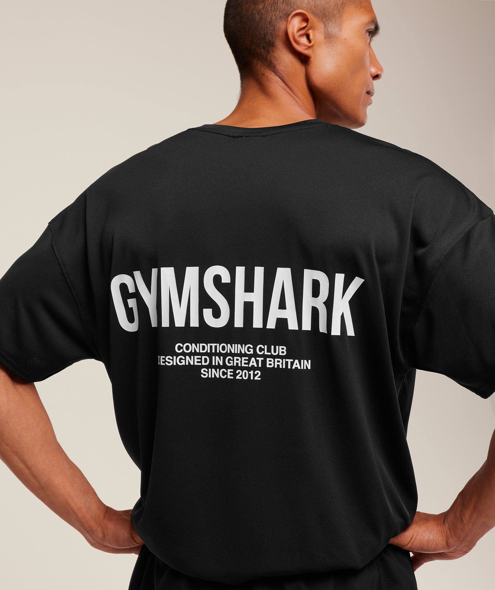 Gymshark Conditioning Club Oversized T-Shirt - Black