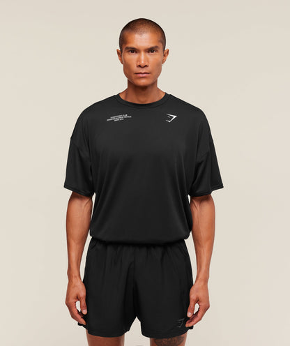 Gymshark Conditioning Club Oversized T-Shirt - Black