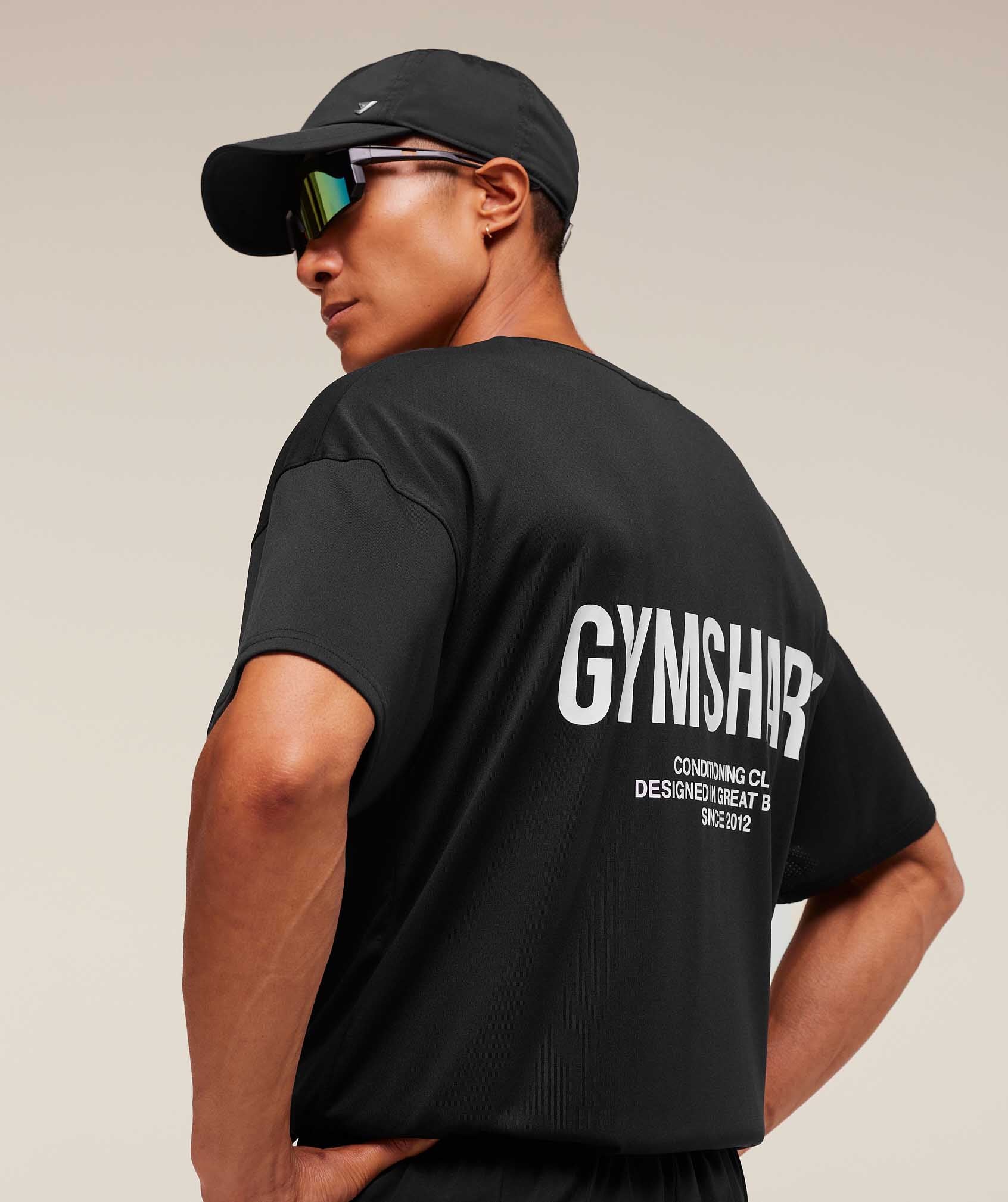 Gymshark Conditioning Club Oversized T-Shirt - Black