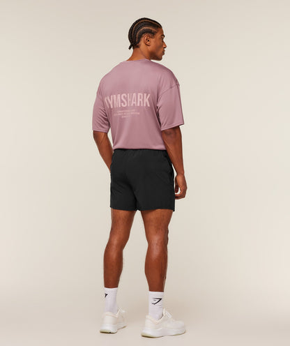 Gymshark Conditioning Club Oversized T-Shirt - GS Calm Pink/GS Light Pink
