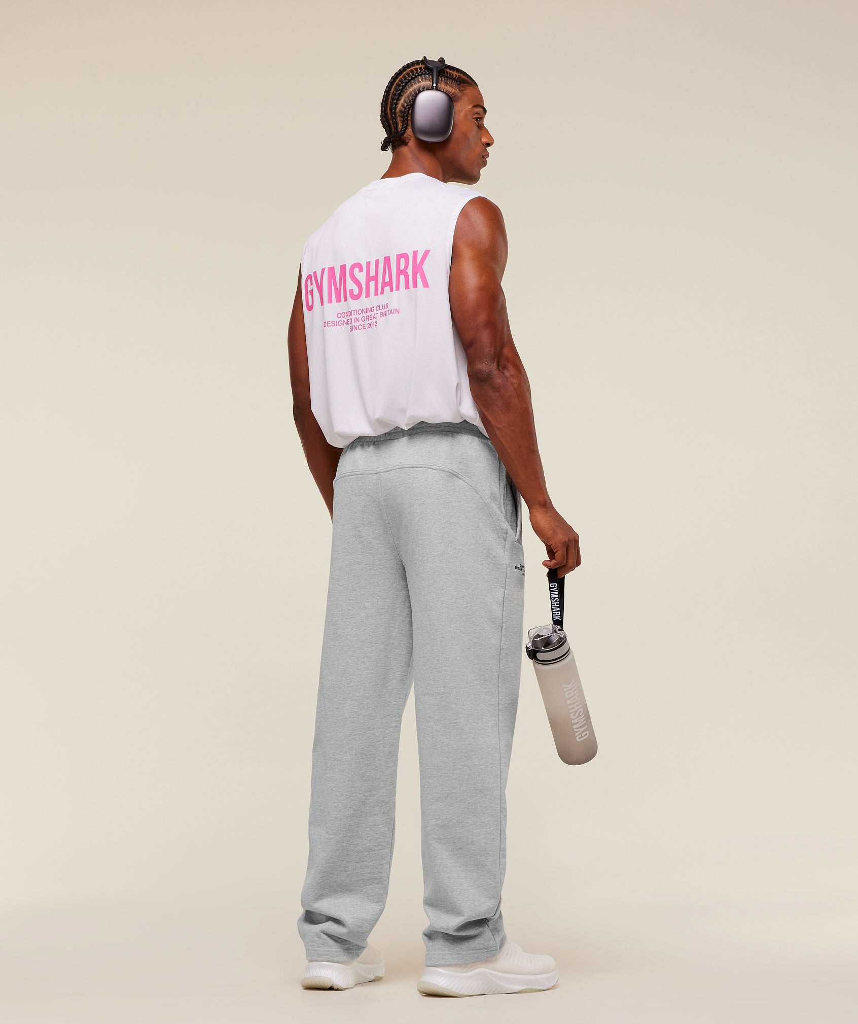 Gymshark Conditioning Club Pant - Light Grey Core Marl