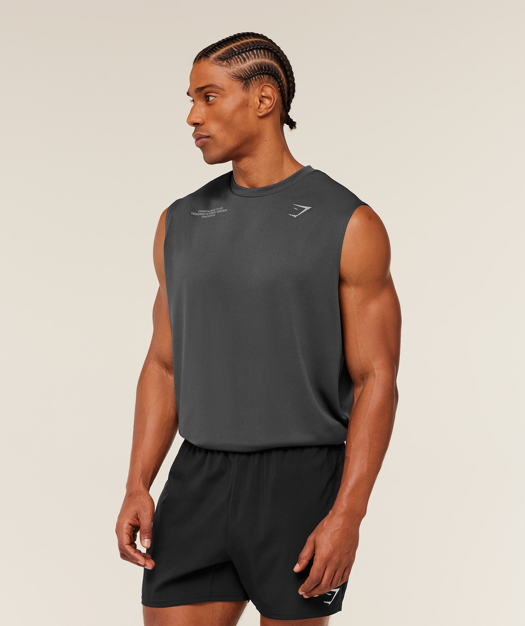 Gymshark Conditioning Club Tank - GS Onyx Grey/GS Smokey Grey