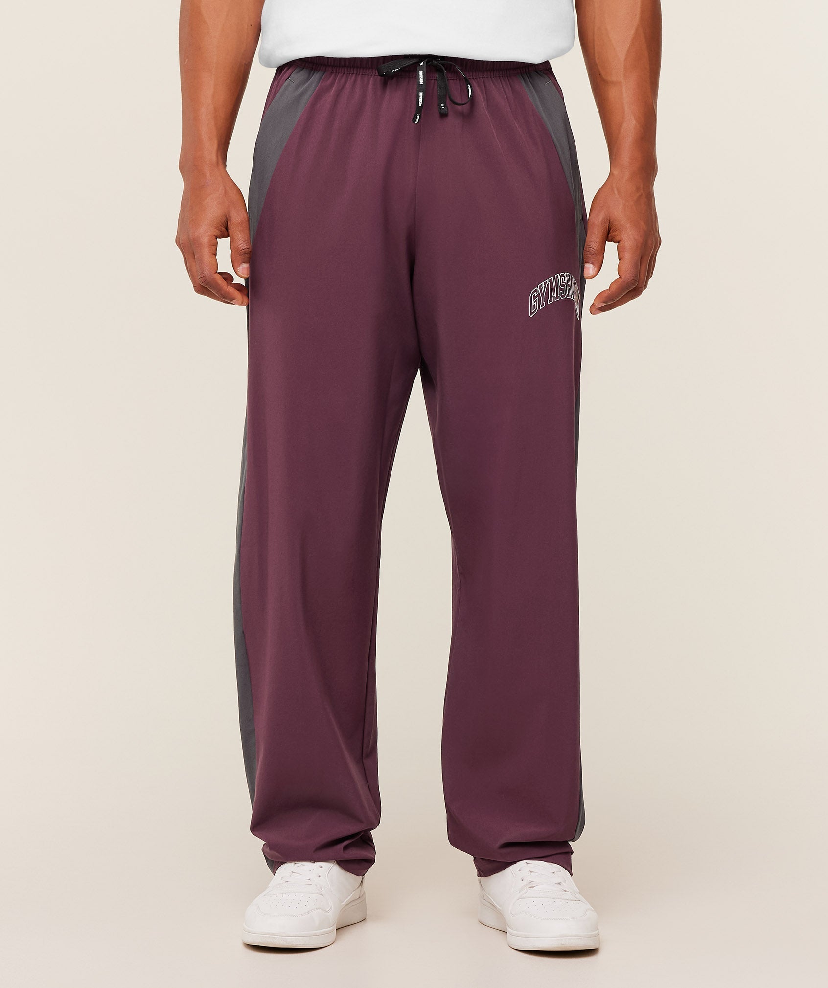 Gymshark Collegiate Tech Pants - GS Impact Burgundy
