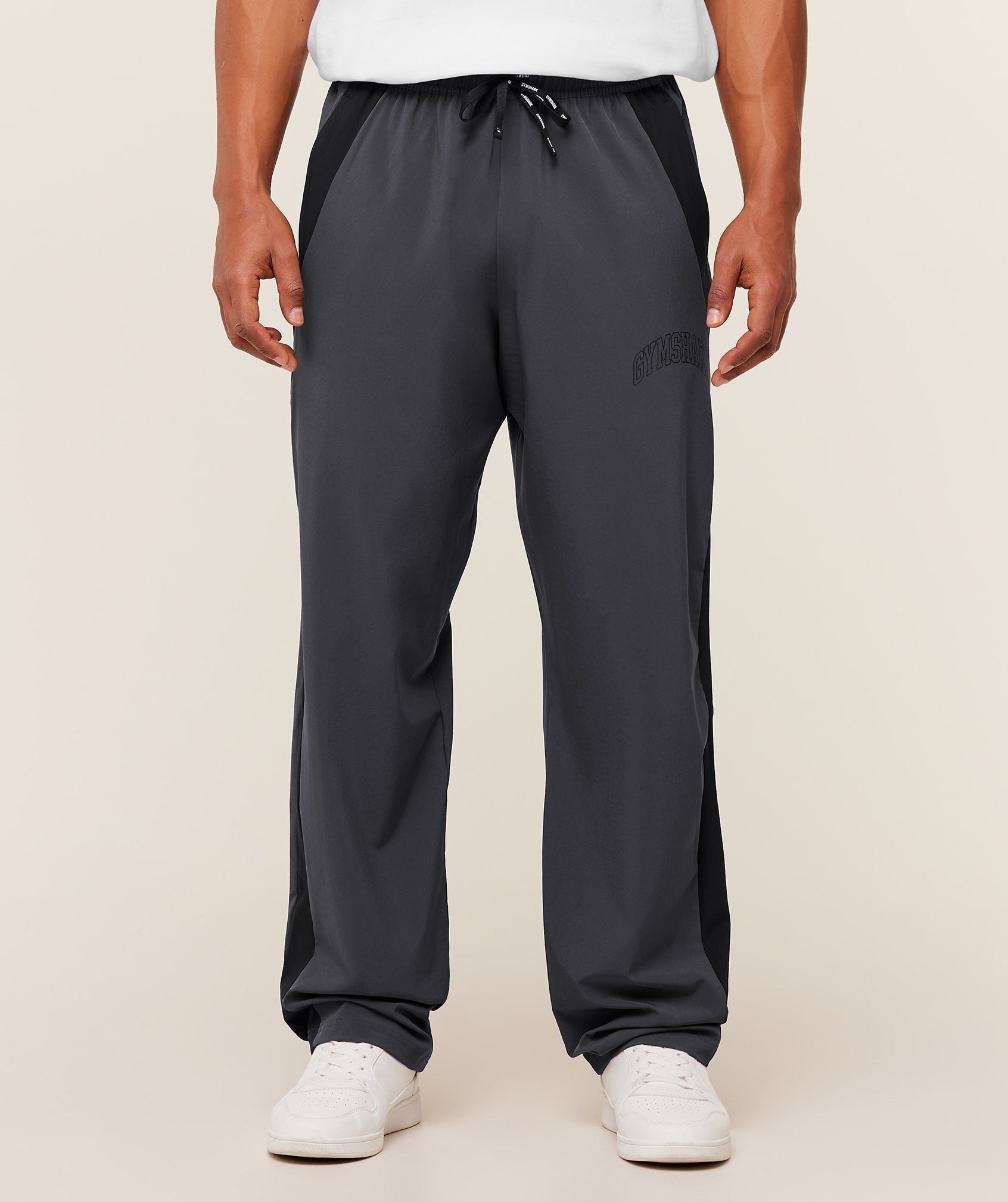 Gymshark Collegiate Tech Pants -  Onyx Grey