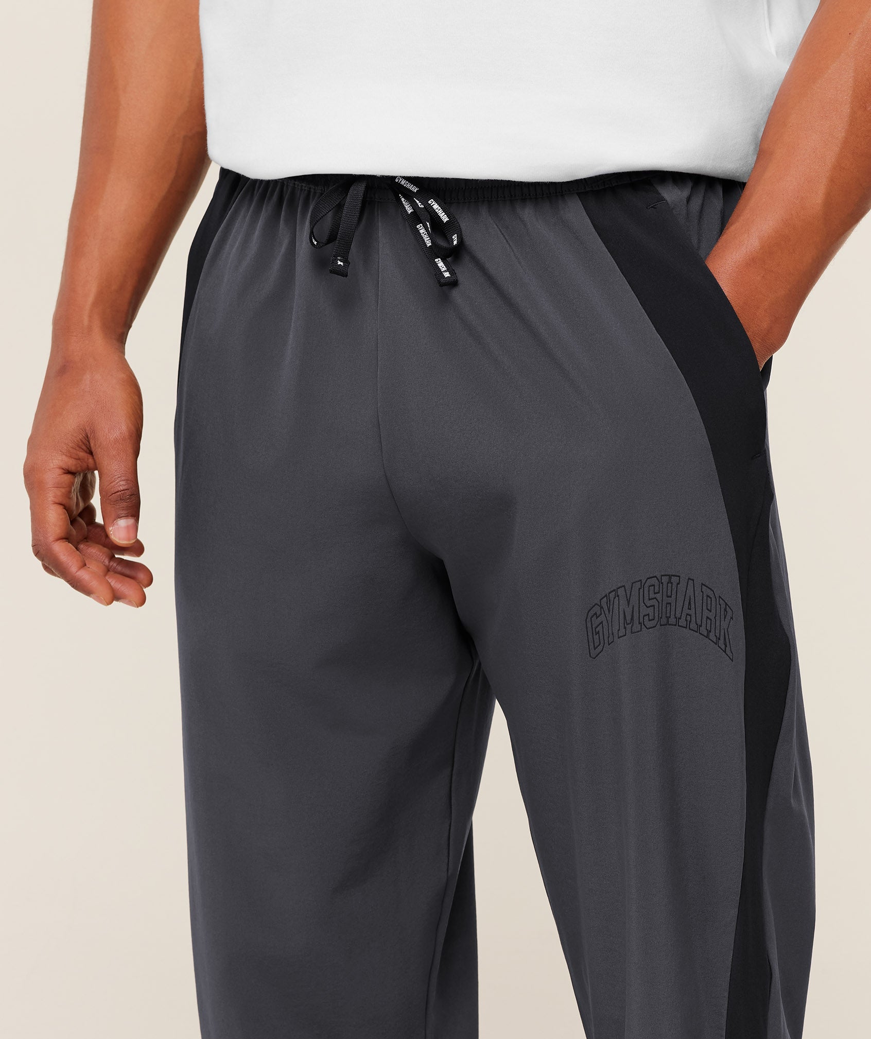 Gymshark Collegiate Tech Pants -  Onyx Grey