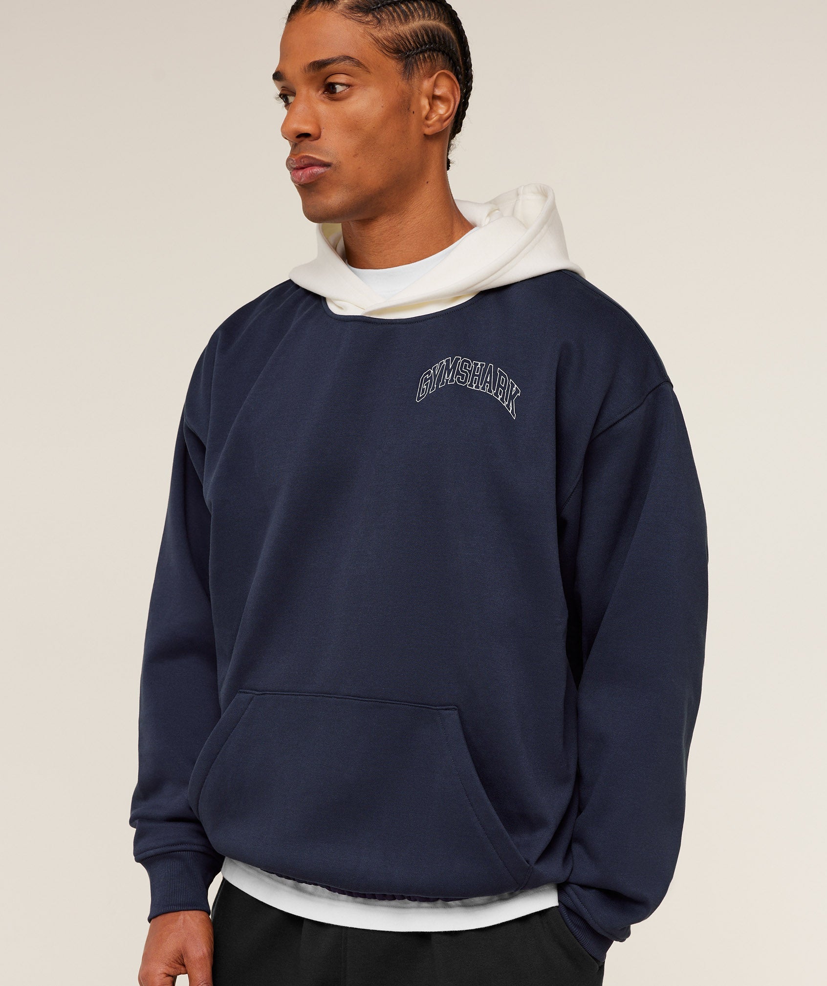 Gymshark Collegiate Tech Hoodie - Heavy Blue