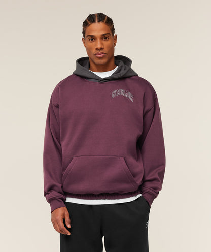 Gymshark Collegiate Tech Hoodie - GS Impact Burgundy