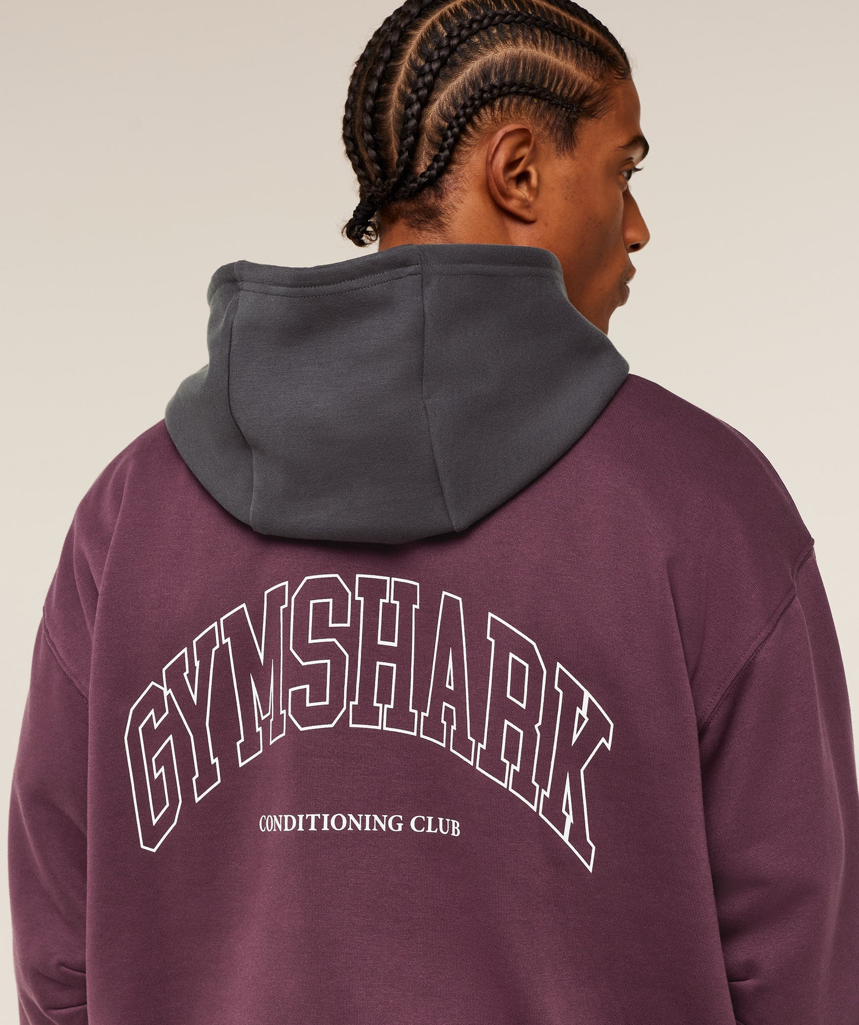 Gymshark Collegiate Tech Hoodie - GS Impact Burgundy