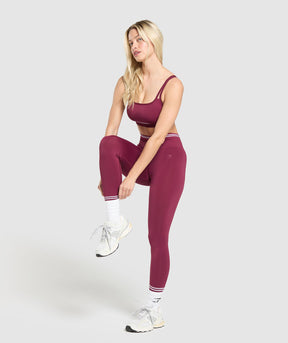 Gymshark Contrast Seamless Leggings - Strong Pink