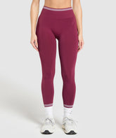 Gymshark Contrast Seamless Leggings - Strong Pink