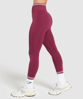 Gymshark Contrast Seamless Leggings - Strong Pink