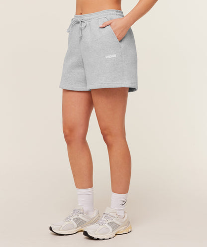 Gymshark Cosy Luxe Shorts - Bros Soft Grey Marl