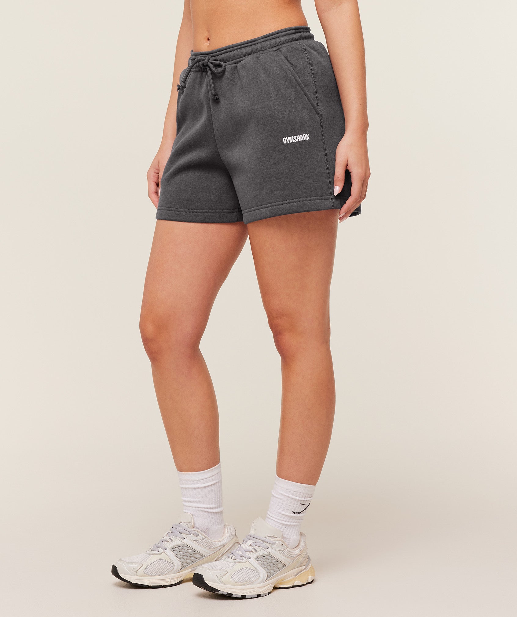Gymshark Cosy Luxe Shorts - Onyx Grey