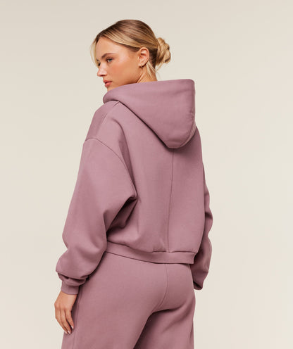 Gymshark Cosy Luxe Zip Through Hoodie - Calm Pink