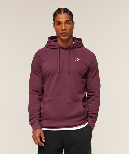 Gymshark Crest Hoodie - GS Impact Burgundy