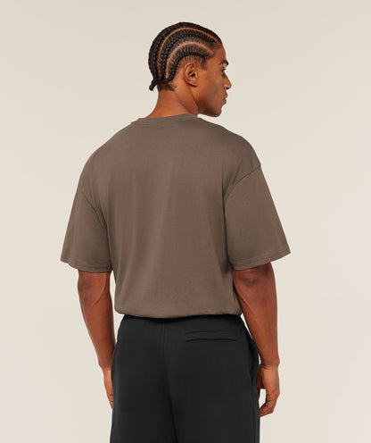 Gymshark Crest Oversized T-Shirt - Soft Brown