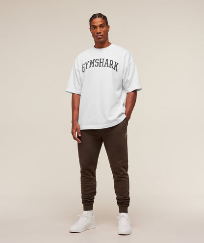 Gymshark Crest Joggers - Archive Brown