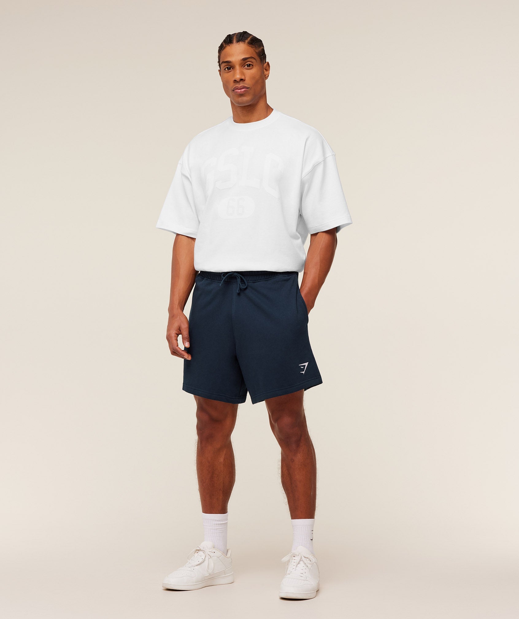 Gymshark Crest Shorts - GS Navy
