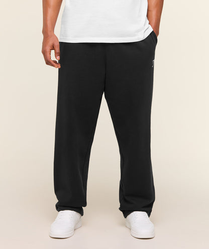 Gymshark Crest Straight Leg Joggers - Black