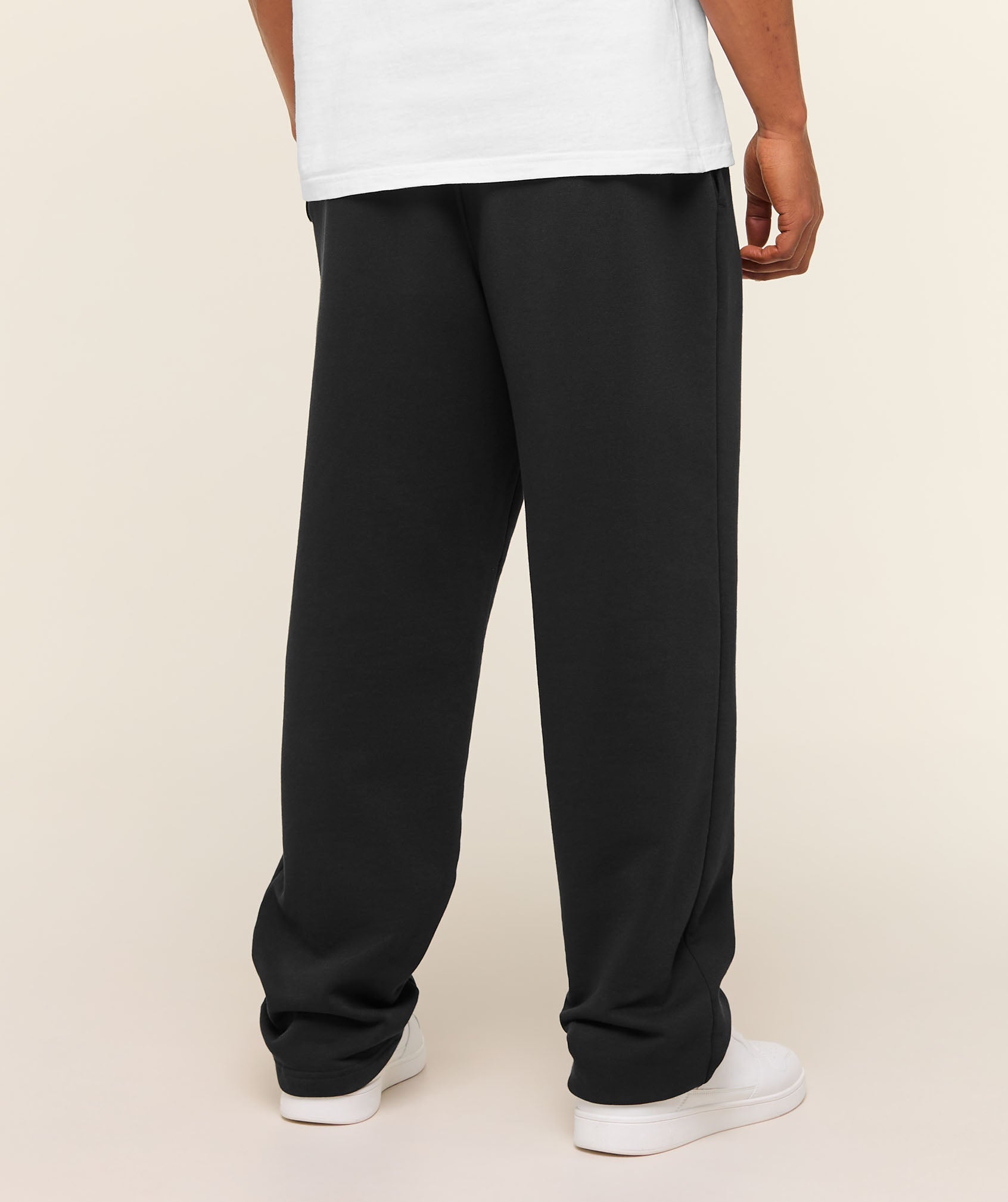 Gymshark Crest Straight Leg Joggers - Black