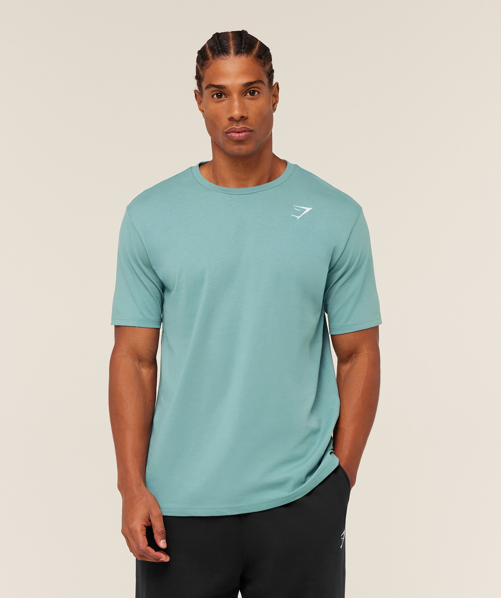 Gymshark Crest T-Shirt - GS Storm Blue