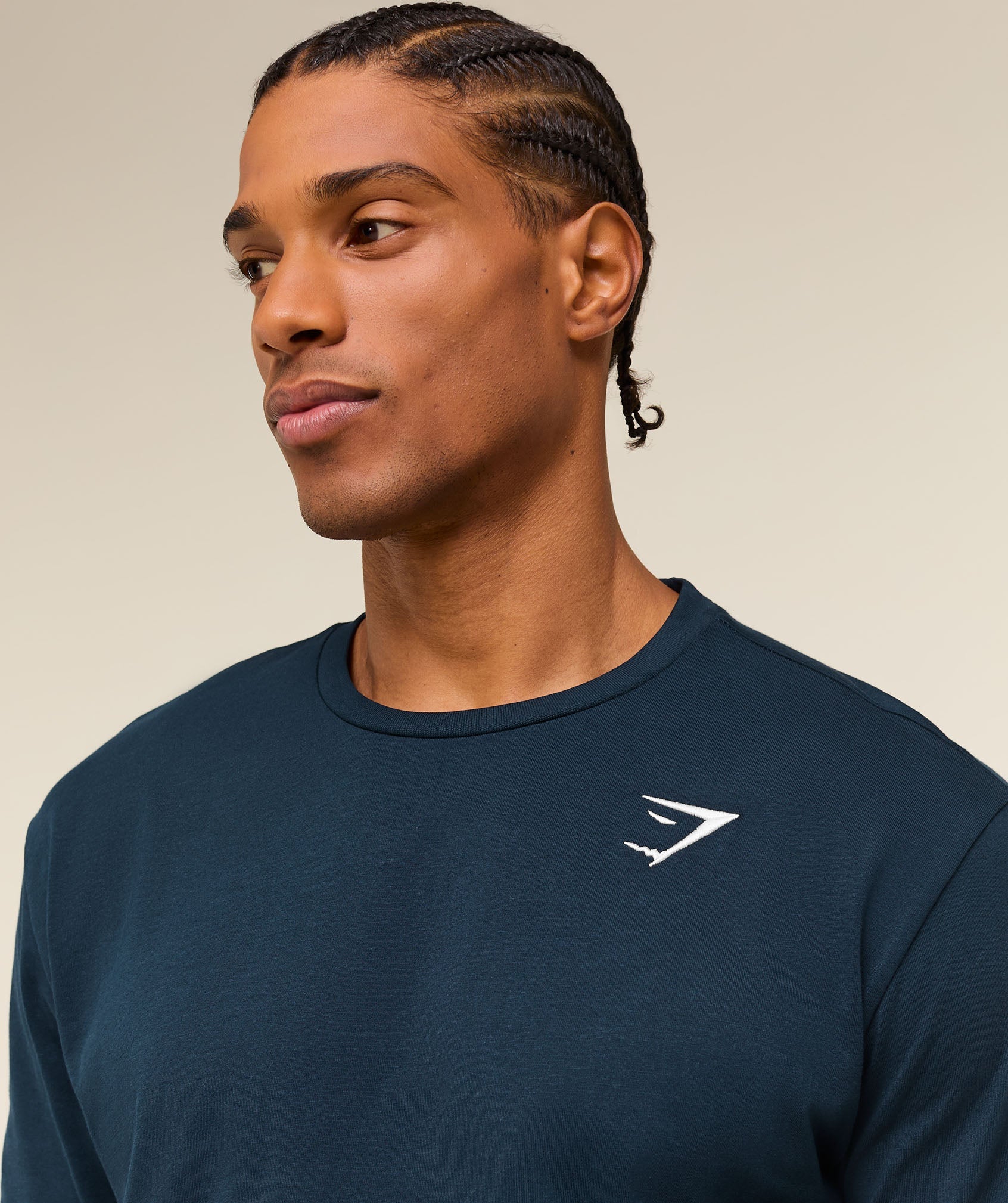 Gymshark Crest T-Shirt - Navy