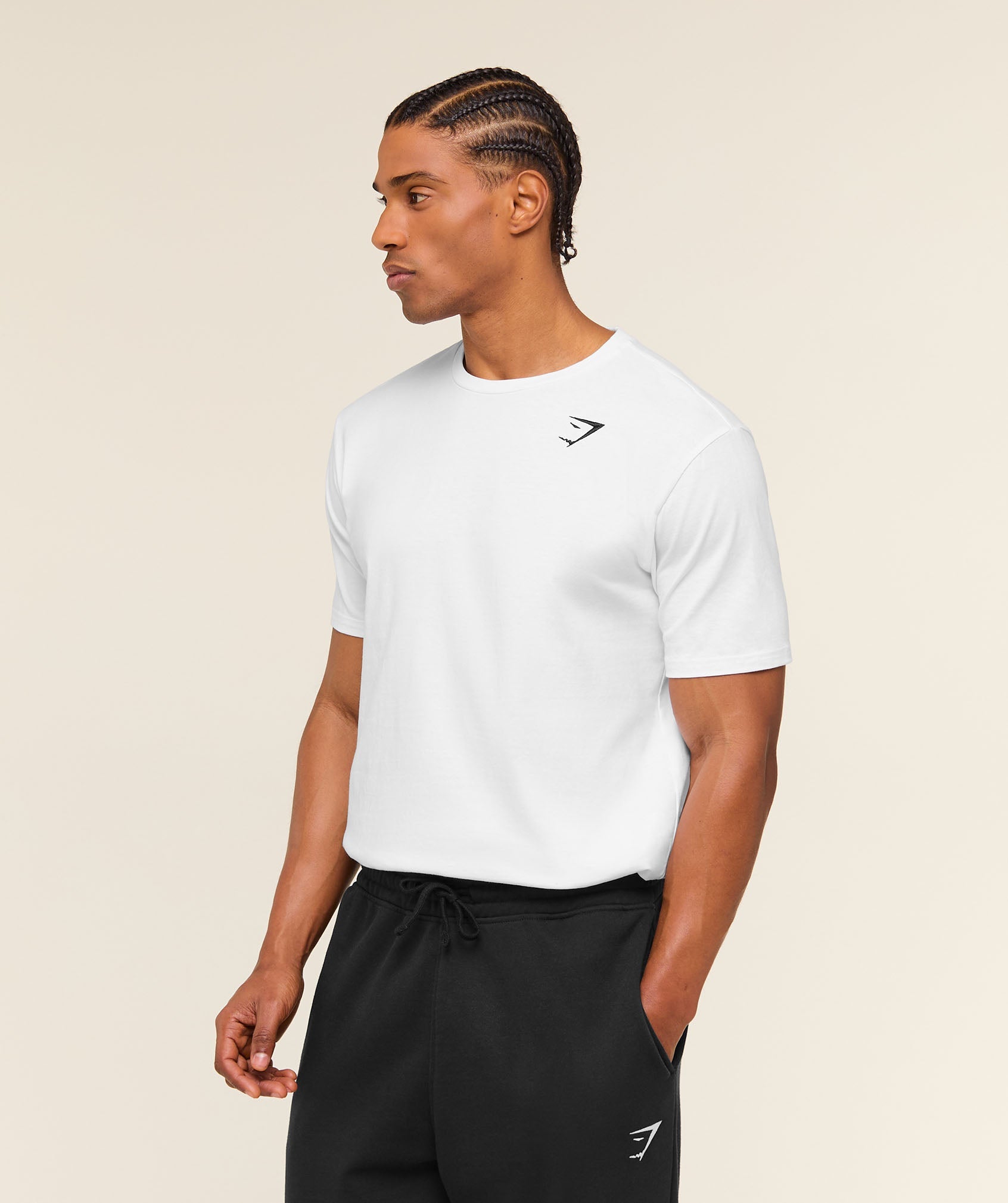 Gymshark Crest T-Shirt - White