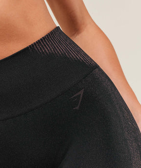Gymshark Diffuse Seamless Leggings - Black/Calm Pink