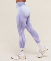 Gymshark Diffuse Seamless Leggings - Fresh Lilac/Cobalt Purple